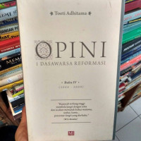 Image of Opini 1 dasawarsa reformasi