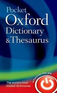 Image of Pocket Oxford dictionary & thesaurus