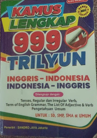 Image of Kamus lengkap 999 trilyun